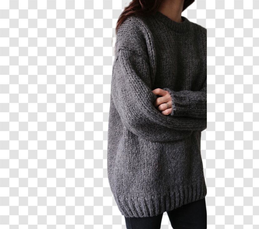 Cardigan Sweater Clothing Sleeve Knitting - Wool - Jennifer Grey Transparent PNG