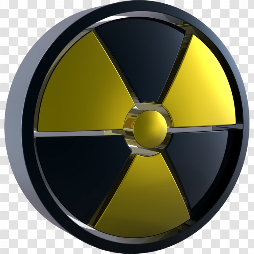 Symbol Radiation Radioactive Decay 3D Computer Graphics - Biological Hazard - Nuclear Transparent PNG