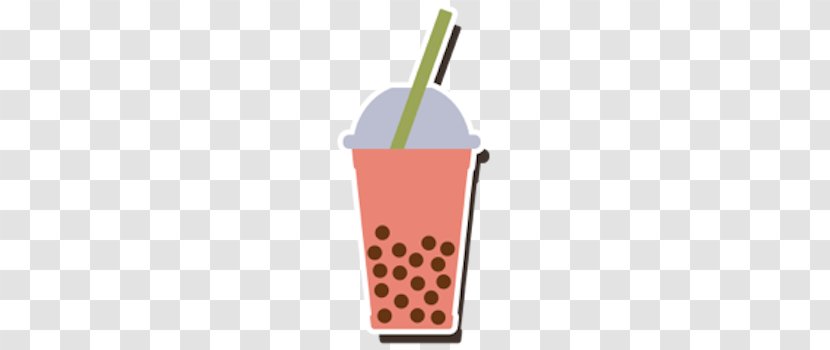 Bubble Tea Milk Drink Emoji - Tableware Transparent PNG