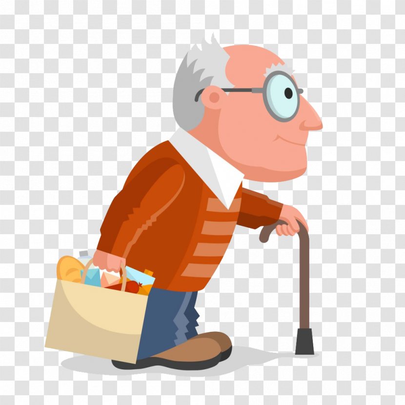 Travel Photography Illustration - Backpack - Honor Elders Old Man Transparent PNG