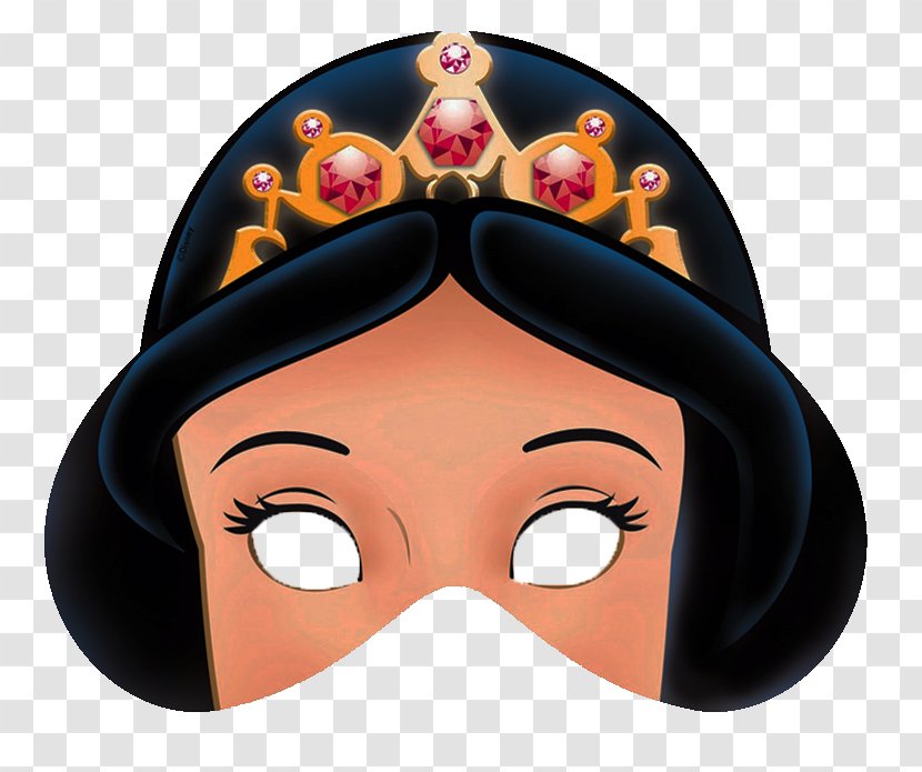 Mask Snow White Carnival Paper Character - Nose - Supermoto Transparent PNG