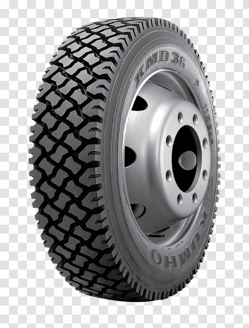 Kumho Tire Tread Code Traction - Truck Transparent PNG