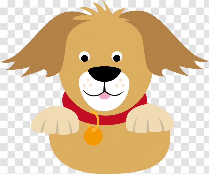 Puppy Dog Stock Illustration - Fictional Character - Hand Painted Yellow Bell Transparent PNG