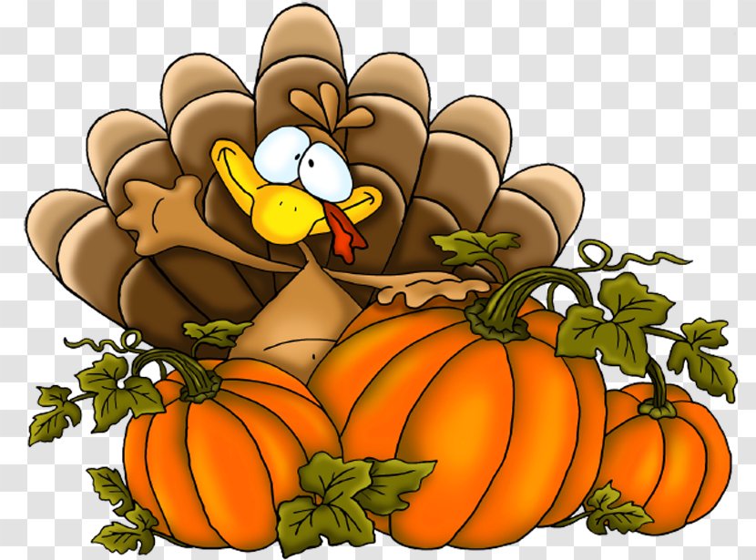 Thanksgiving Turkey Clipart - Illustration - Pumpkin Transparent PNG