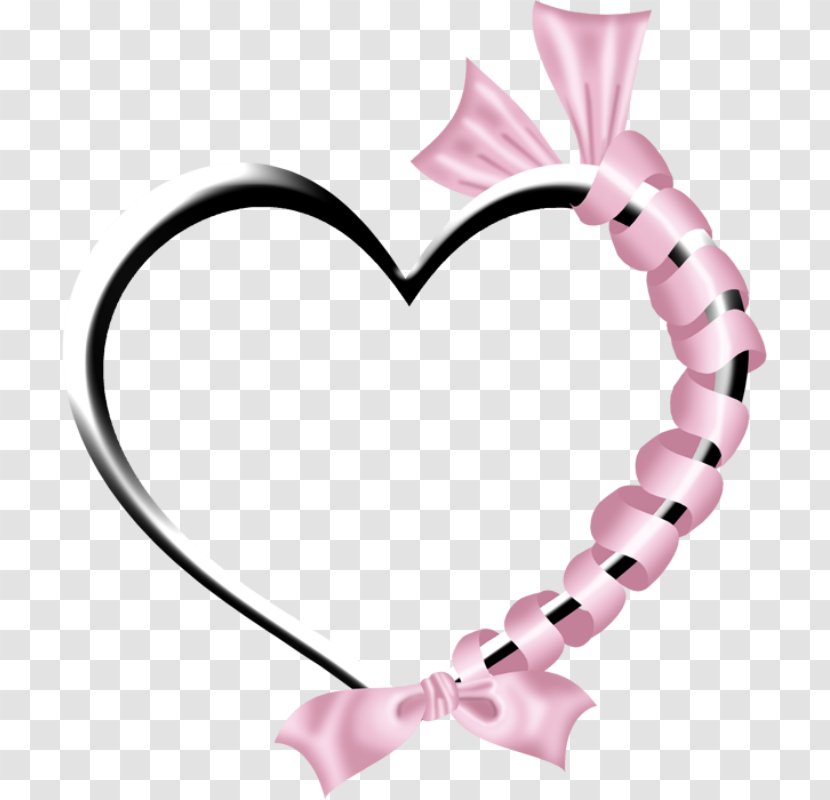 Heart Love Image Centerblog - Jewellery - Coracao Rosa Transparent PNG