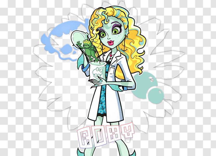 Cleo DeNile Monster High Lagoona Blue Clawdeen Wolf Frankie Stein - Watercolor - Flower Transparent PNG
