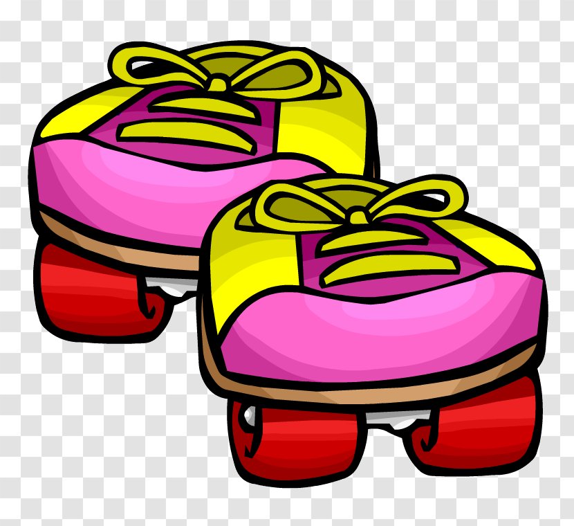 Club Penguin Roller Skates Skating Clip Art - Goggles - Picture Transparent PNG