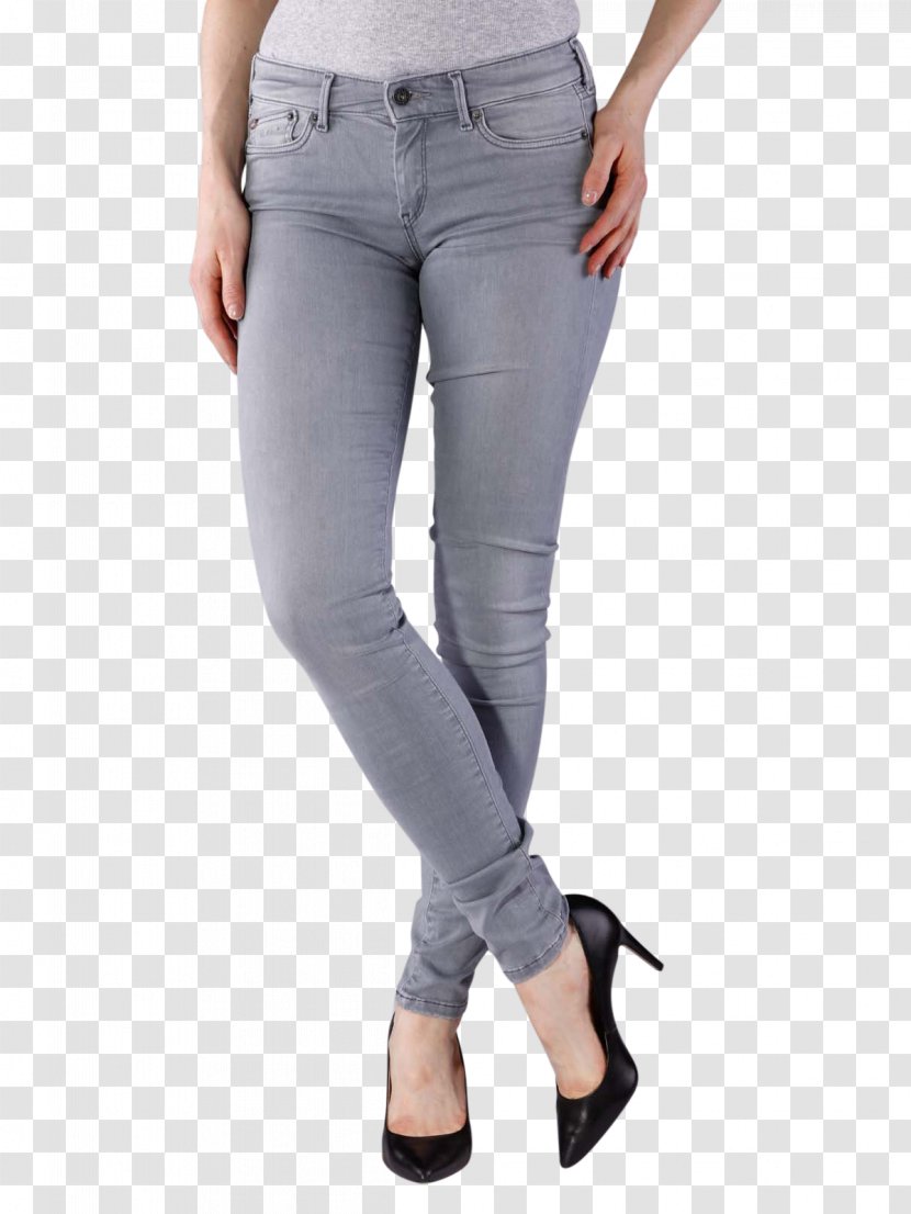 Pepe Jeans Denim Slim-fit Pants Leggings - Flower Transparent PNG