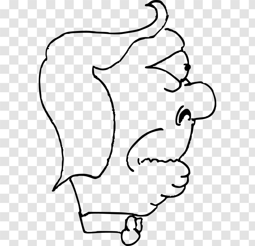 Line Art Cartoon Drawing Clip - Skull Transparent PNG