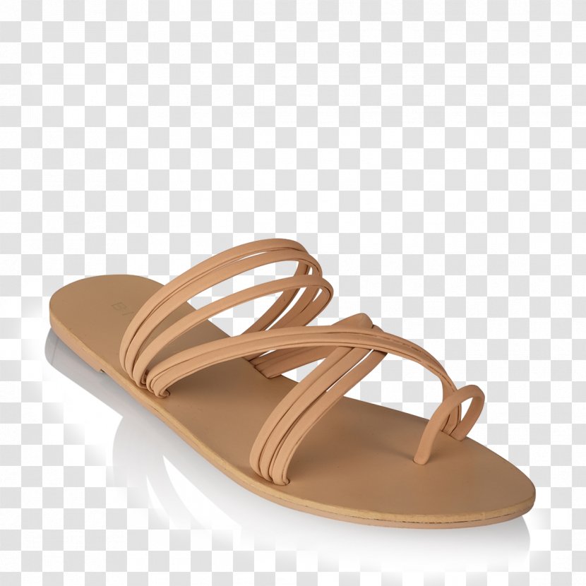 Flip-flops Product Design Shoe Slide Sandal - Tan Transparent PNG