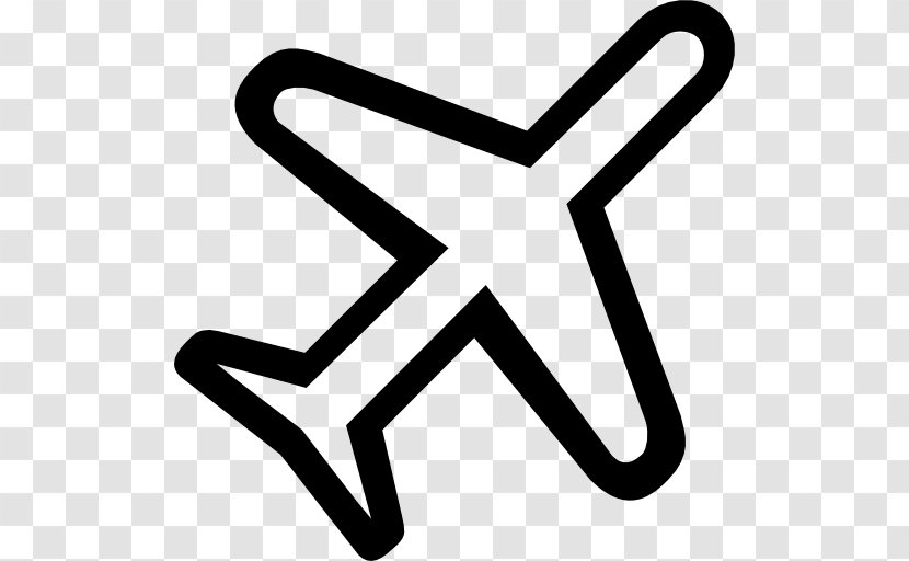 Airplane Flight Symbol - Transport Transparent PNG