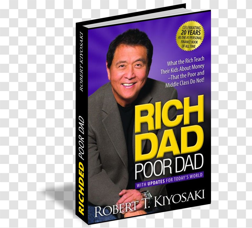 Robert Kiyosaki Rich Dad Poor Book Poster Text Transparent PNG