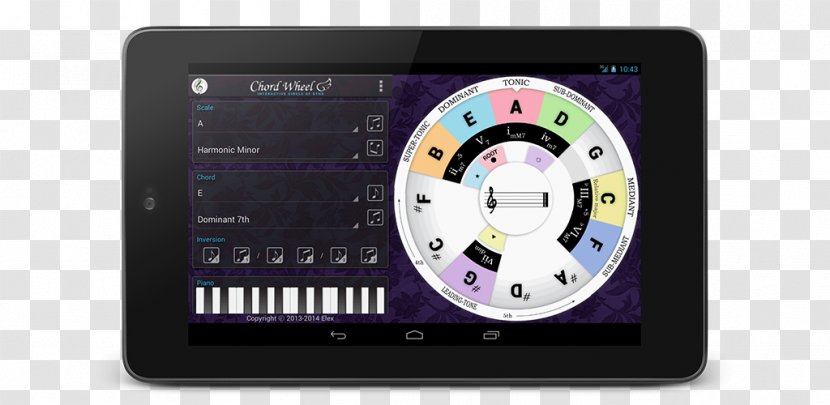 The Chord Wheel: Ultimate Tool For All Musicians Scale Minor Seventh - Watercolor Transparent PNG