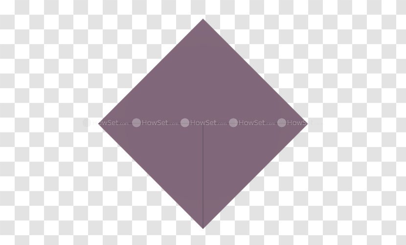 Triangle - Magenta - Origami Animal Transparent PNG