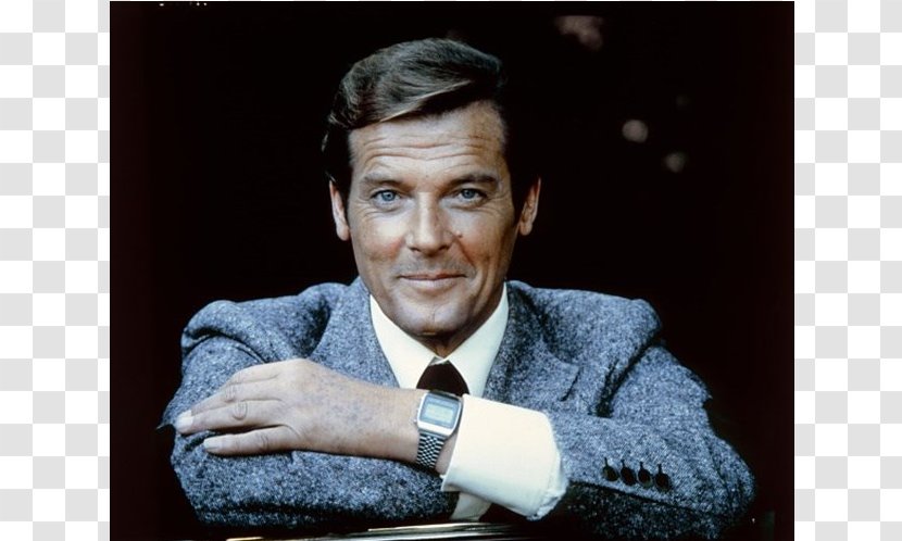 Roger Moore James Bond Film Series Moonraker Actor - Live And Let Die Transparent PNG