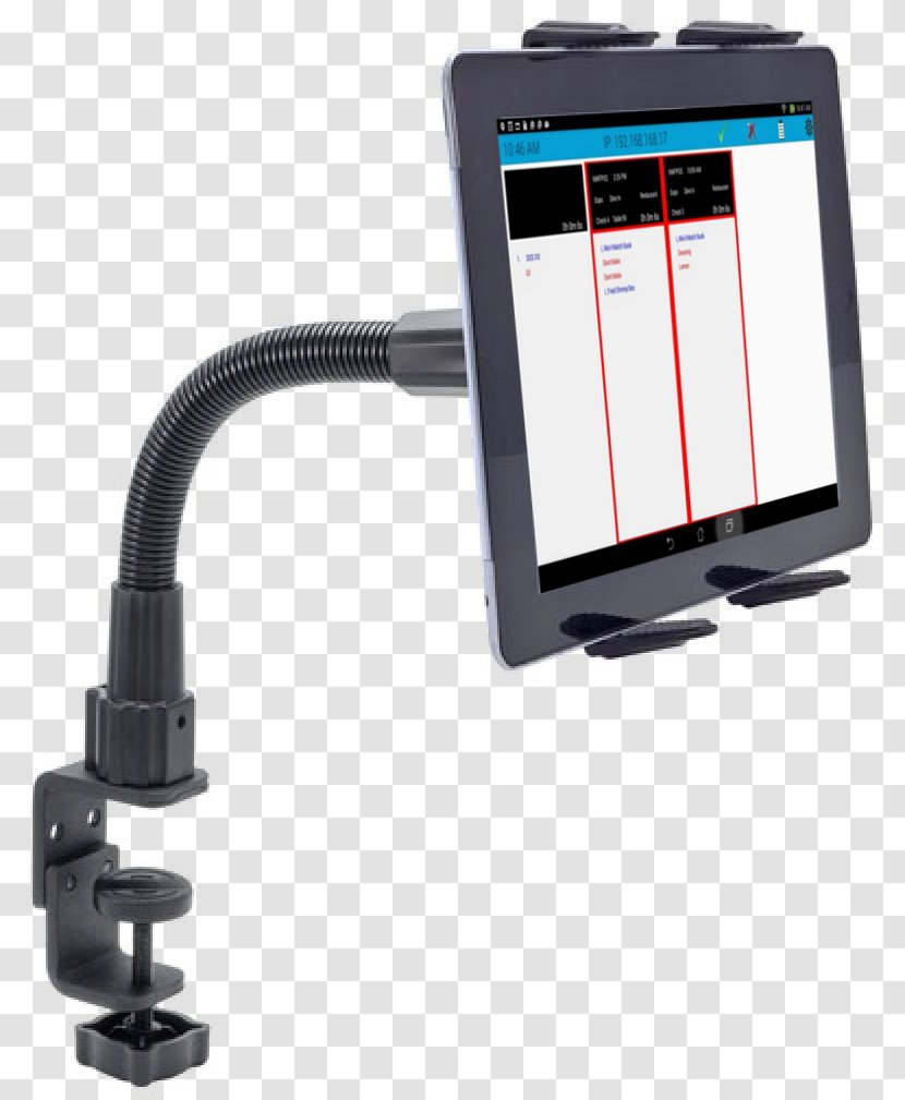 C-clamp Microphone Tablet Computers Telephony - Stands Transparent PNG