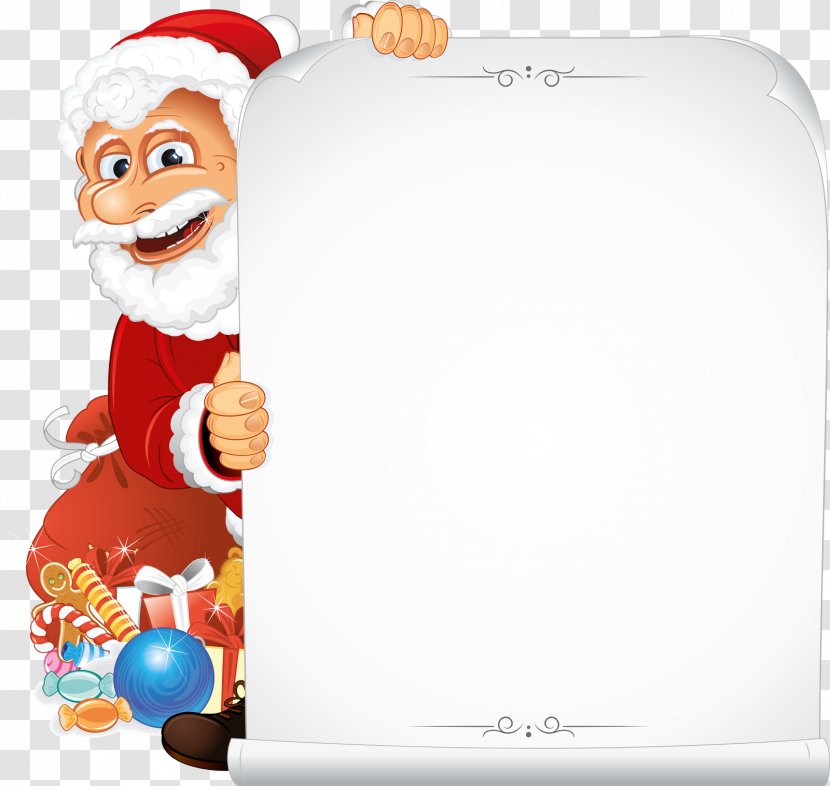 Santa Claus Paper Christmas - Sleigh Transparent PNG