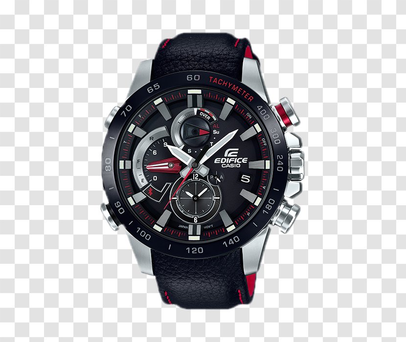 Casio Edifice EQB-800DB Watch Chronograph Transparent PNG