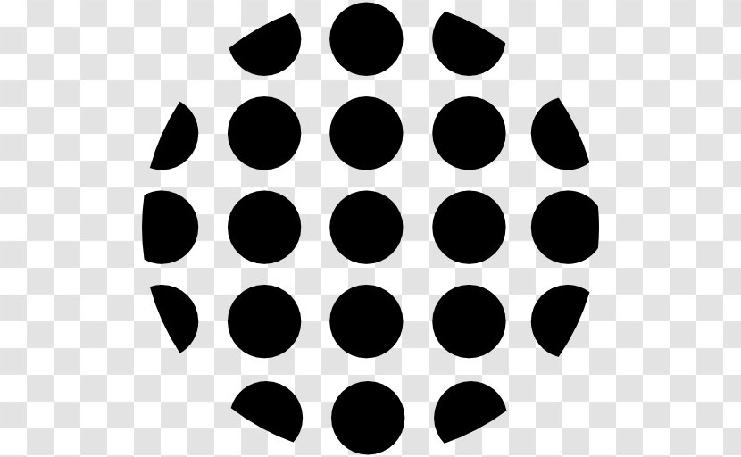 Download Clip Art - White - Circle Dots Transparent PNG