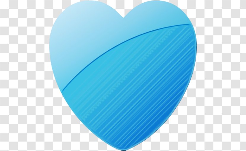 Heart Background - Electric Blue - Teal Transparent PNG