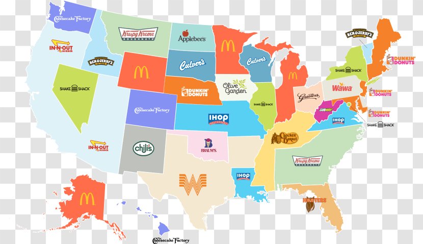 United States Fast Food In-N-Out Burger Shake Shack Dunkin' Donuts - East Coast Of The Transparent PNG