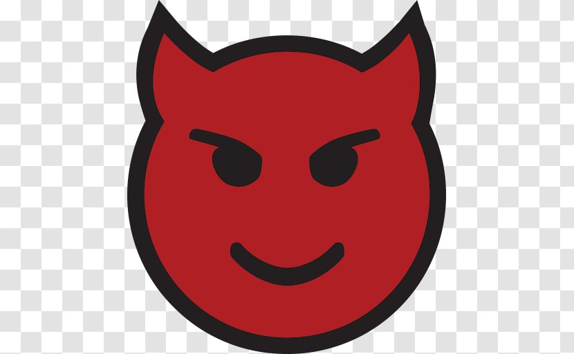 Smiley Emoji Facial Expression Emoticon - Devil Horns Transparent PNG