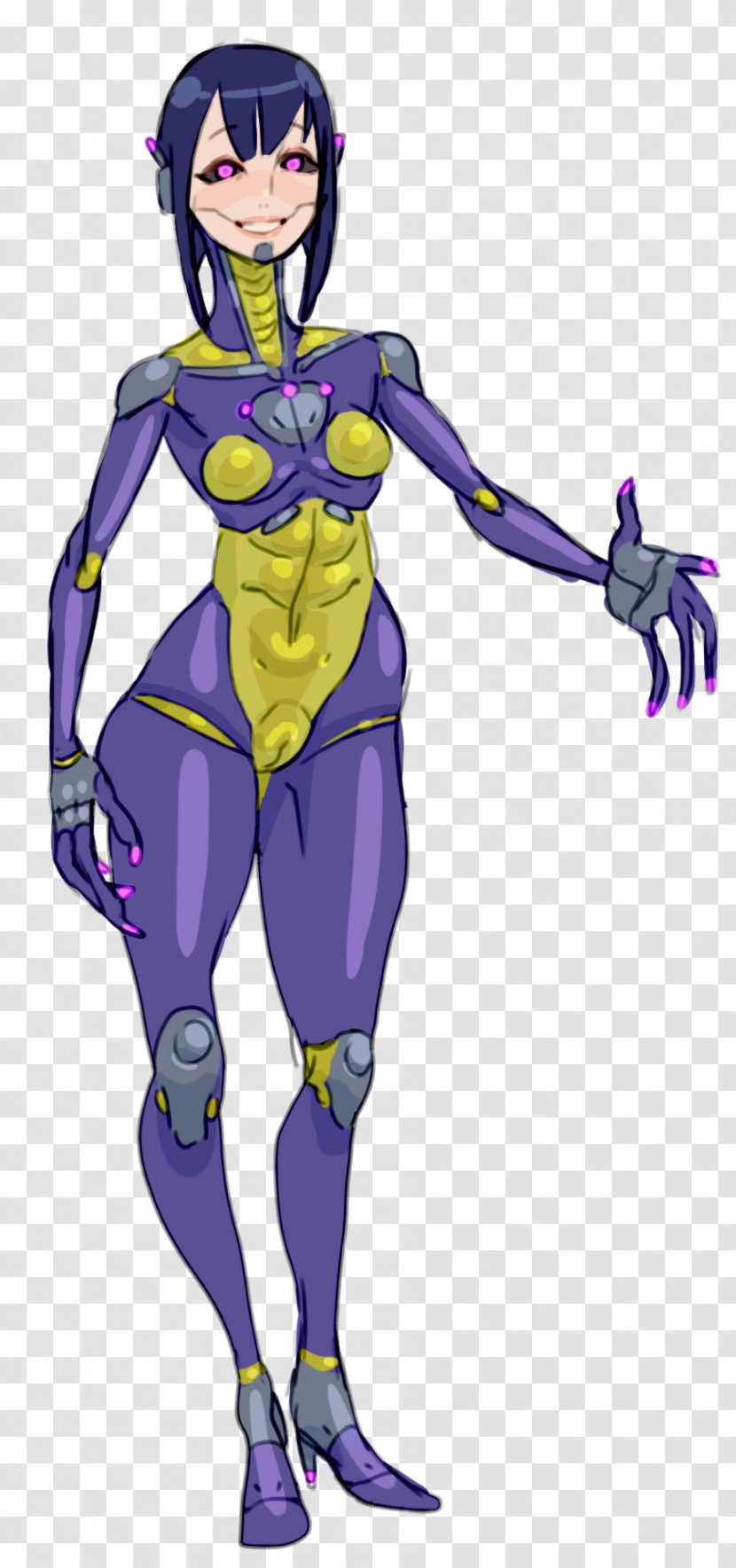 Superhero Illustration Cartoon Human Legendary Creature - Flower - Cyborg Titans Transparent PNG