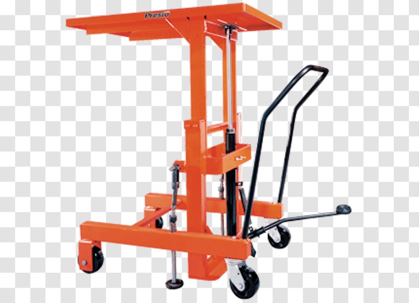 Lift Table Hydraulics Elevator Presto Lifts Inc Product - Hand Material Transparent PNG