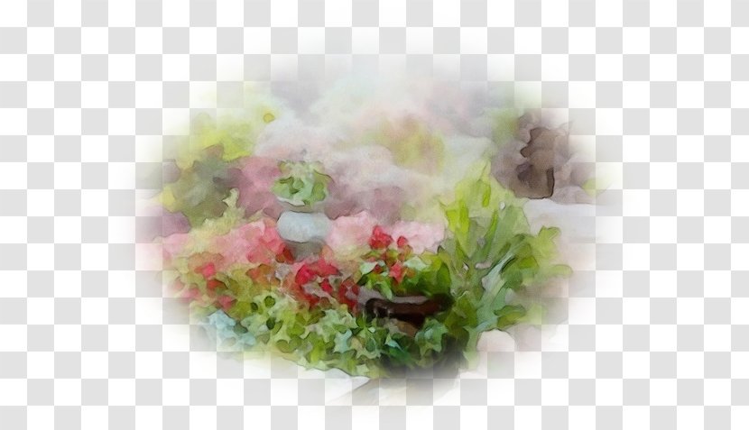 Oil Painting Flower - Color - Lettuce Transparent PNG