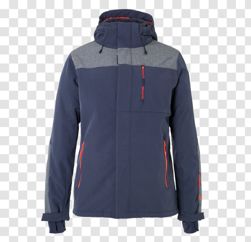 Jacket T-shirt Ski Suit Coat Polar Fleece - Blue Transparent PNG