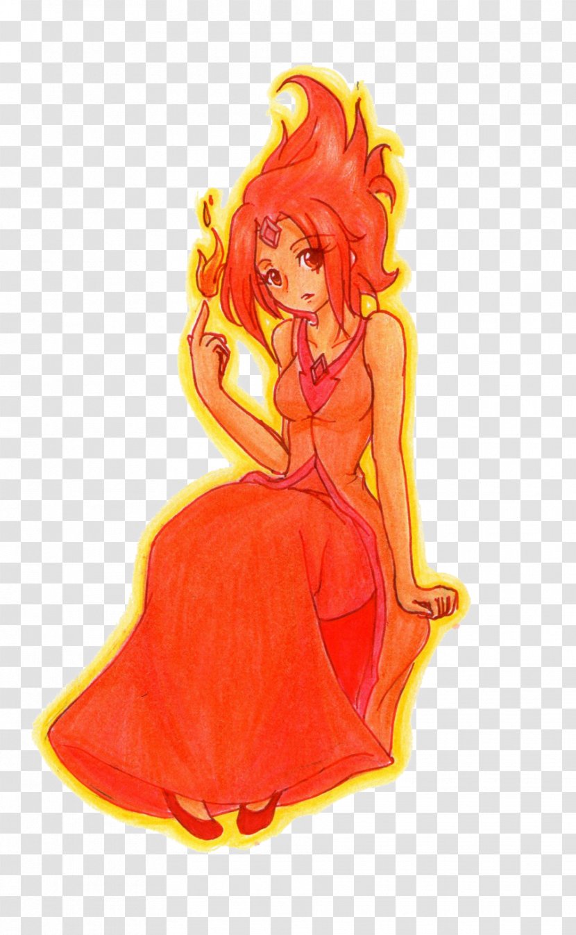 Finn The Human Marceline Vampire Queen Flame Princess Fan Art Drawing Transparent PNG