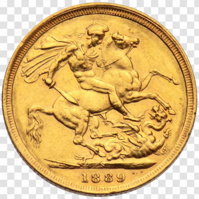 Gold Coin Sovereign Perth Mint - Guinea Transparent PNG