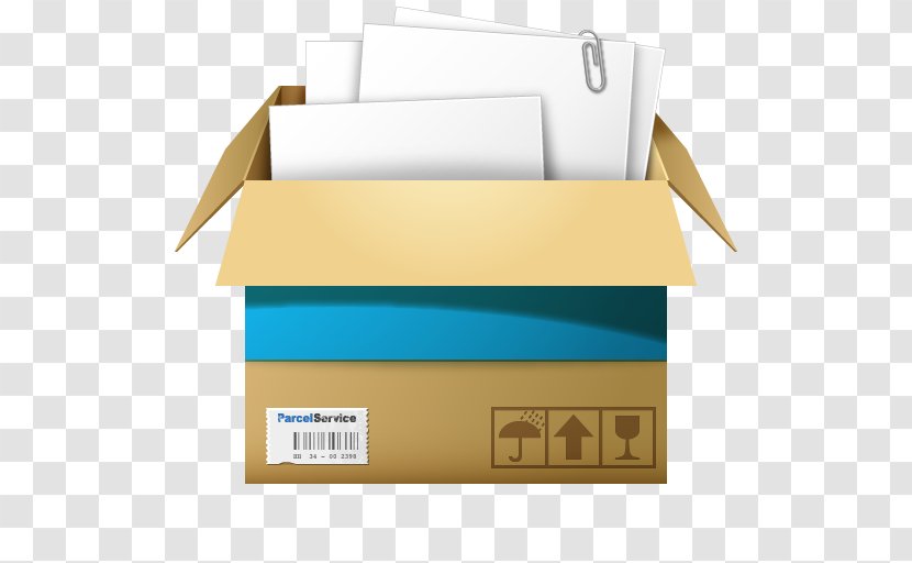 Paper Box Theme - Office Supplies Transparent PNG