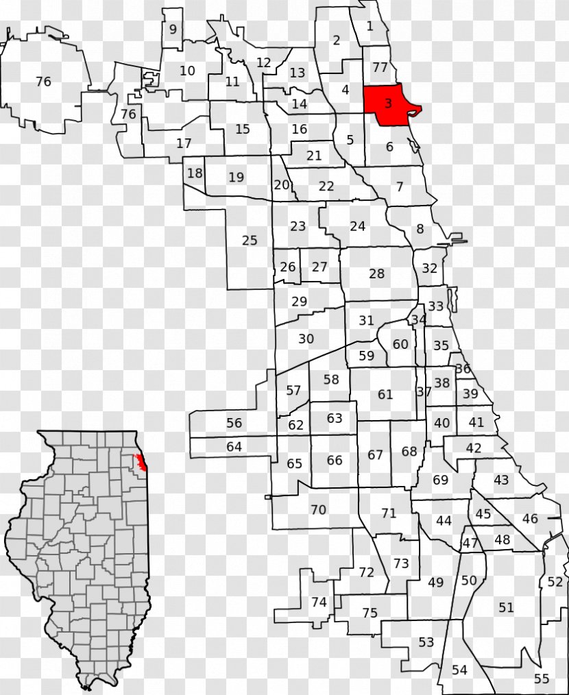 Woodlawn West Lawn, Chicago Avalon Park Calumet Heights South Shore - Drawing - Map Transparent PNG