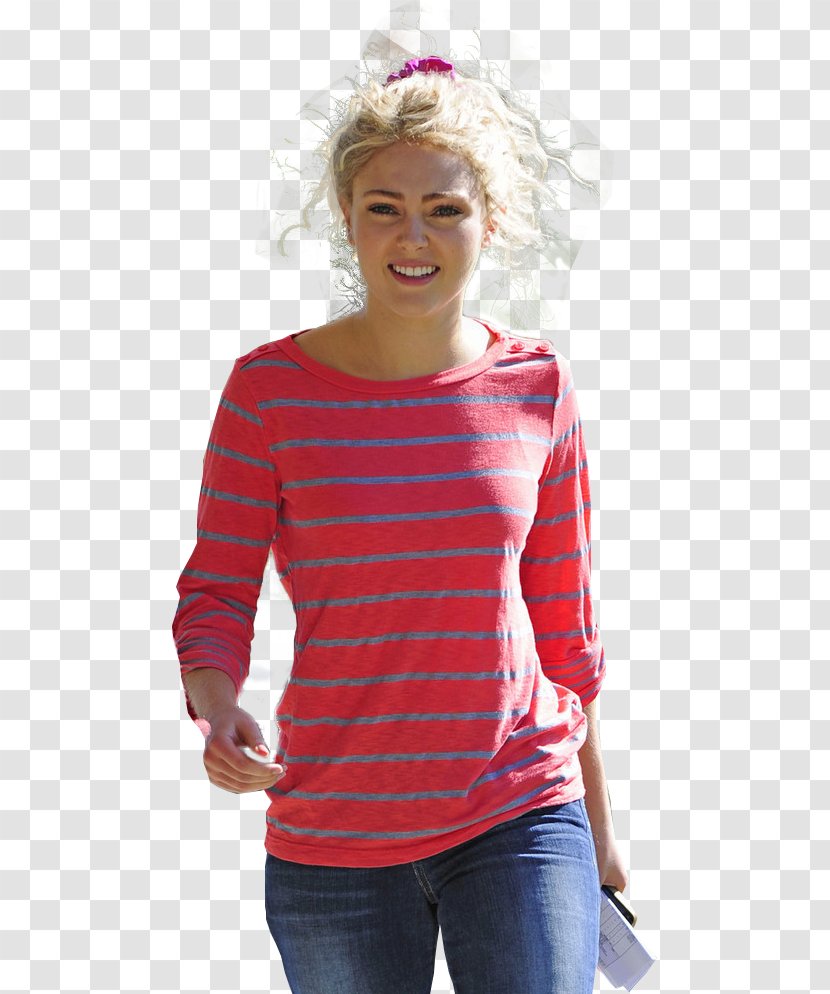 T-shirt Tartan Hoodie Shoulder Sweater - Heart - AnnaSophia Robb Transparent PNG