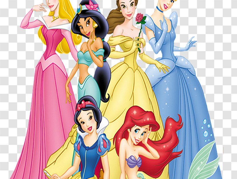 Princess Aurora Cinderella Rapunzel Belle Disney - Heart - Mendes Transparent PNG