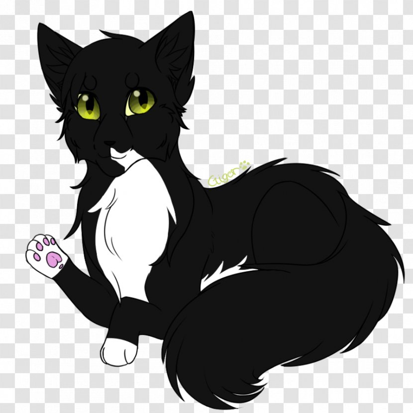 Black Cat Whiskers Clip Art Domestic Short-haired - Vertebrate Transparent PNG