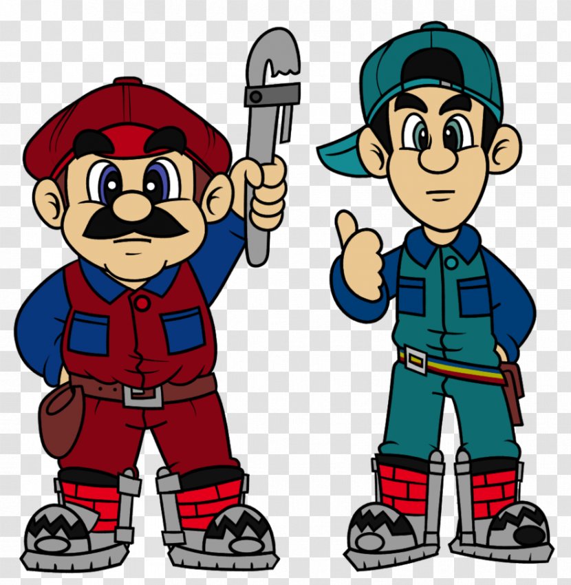 Mario DeviantArt Luigi - Character Transparent PNG
