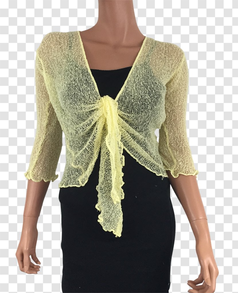 Cardigan Shrug Sleeve Mamelukken Dress - Silhouette Transparent PNG