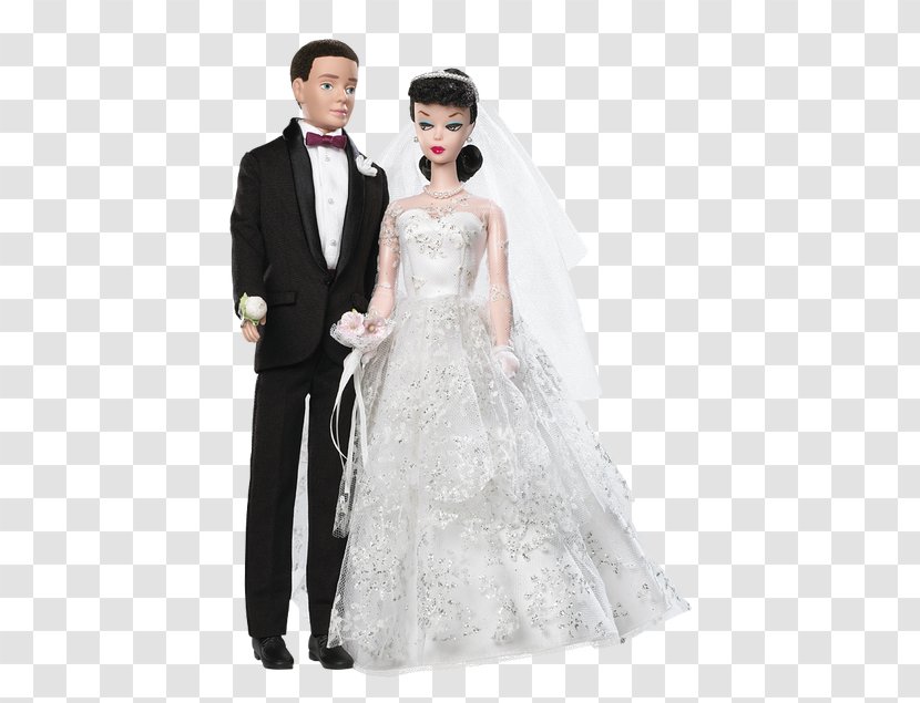 Ken Barbie Doll Wedding Dress Bride - Cartoon Transparent PNG