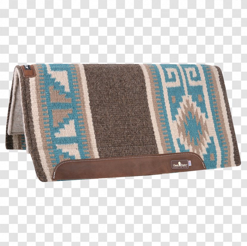 Horse Wool Saddle Blanket Felt - Back Transparent PNG