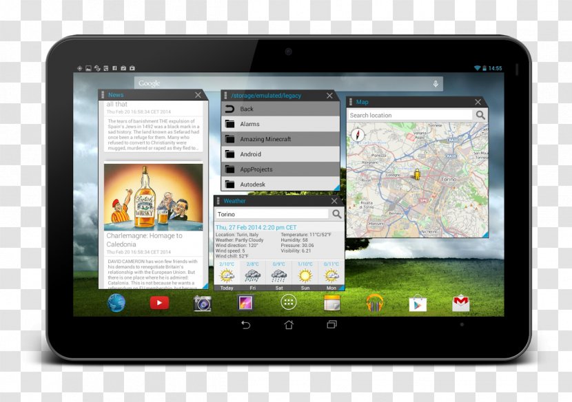 Laptop Android Computer Multitasking Tablet Computers Window Transparent PNG