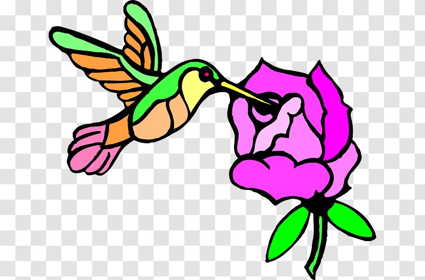 Hummingbird Clip Art Openclipart Image Flower - Artwork Transparent PNG