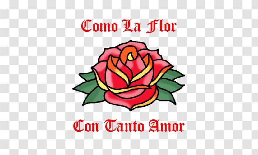 Garden Roses Como La Flor Flower Floral Design Con Tanto Amor - Rose Order - Selena Quintanilla Transparent PNG