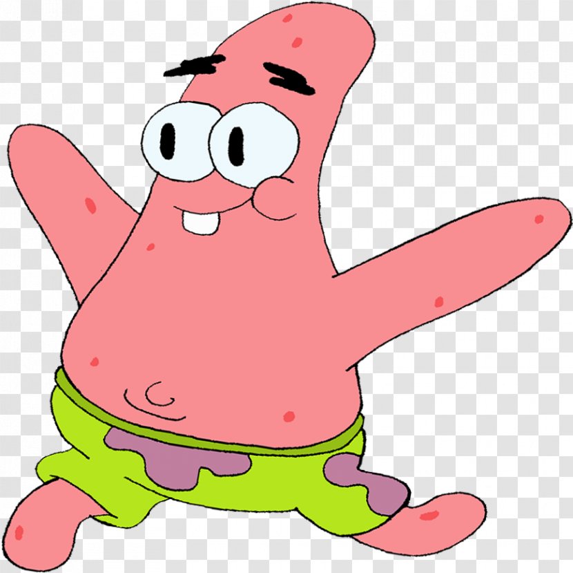 Patrick Star Squidward Tentacles Clip Art Mr. Krabs - Pink - Dab Transparent PNG