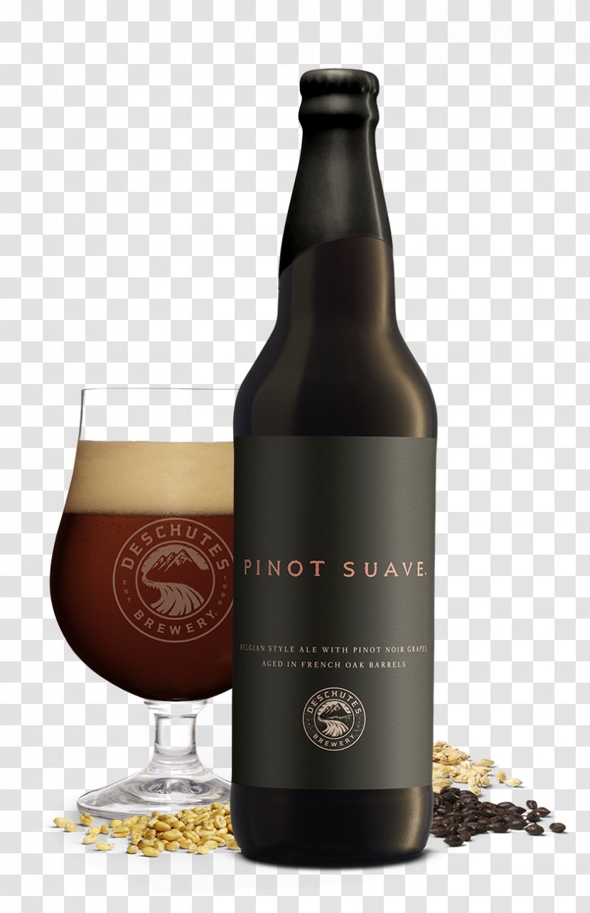 Deschutes Brewery Beer Porter Ale Black Butte - Glass Transparent PNG