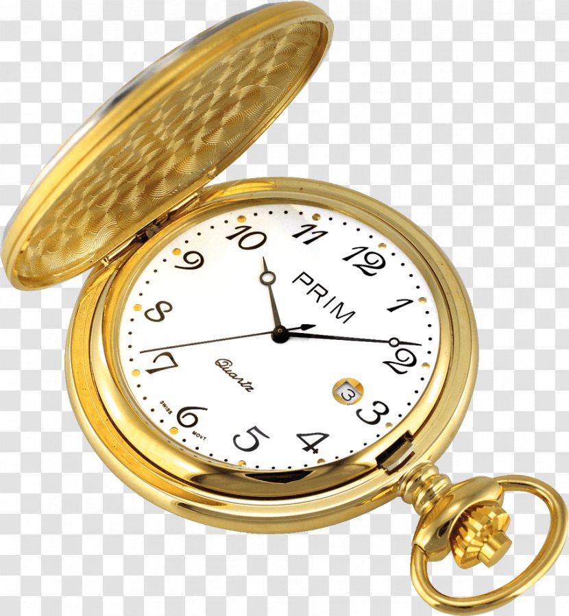 Pocket Watch Clock PRIM Earring - Calendar Date Transparent PNG