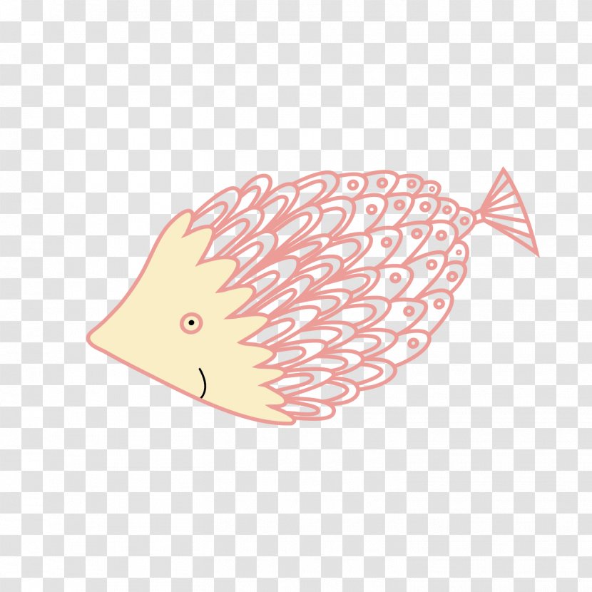 Illustration - Wing - Decorative Tropical Marine Fish Transparent PNG