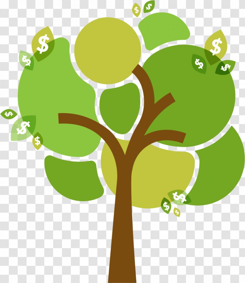 Infographic Tree Green - Text - Money Transparent PNG