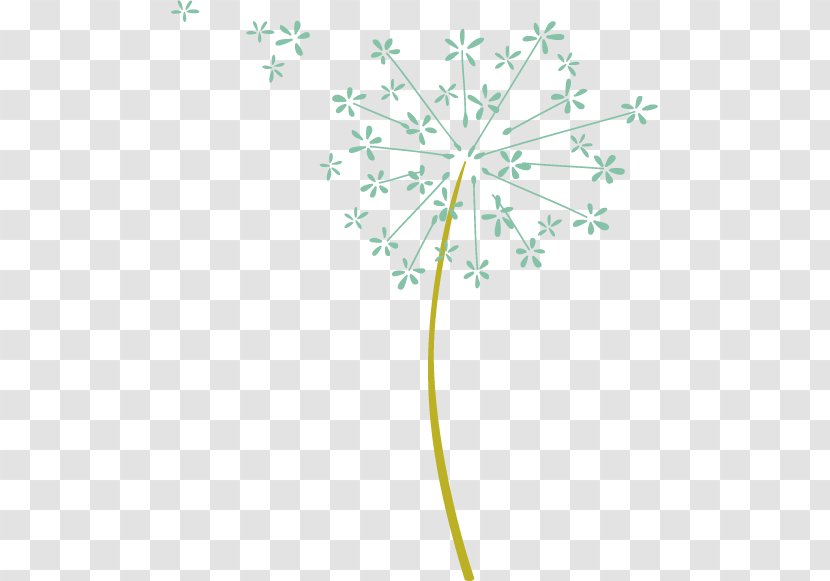 Cartoon Illustration - Flower - Vector Dandelion Transparent PNG